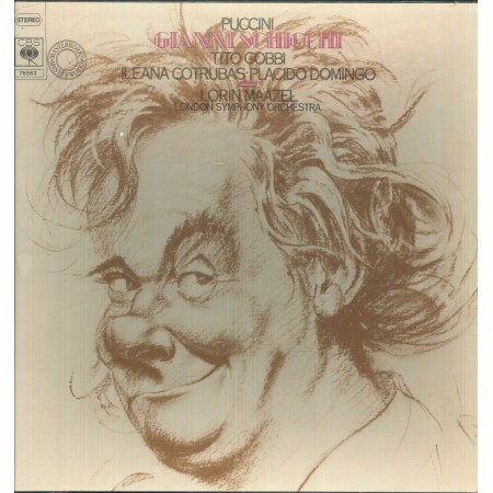 Puccini, Gobbi, Cotrubas, Domingo, Maazel LP Vinile Gianni Schicchi / CBS – 76563 Sigillato
