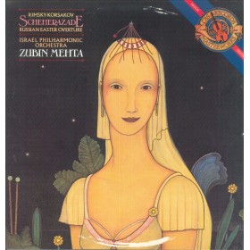 Korsakov, Mehta ‎LP Vinile Scheherazade / Russian Easter Overture / CBS – M44559 Nuovo