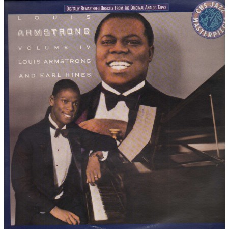 Louis Armstrong LP Vinile Volume IV Louis Armstrong And Earl Hines / CBS – CBS4663081 Nuovo