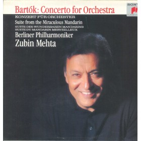 Bartok, Mehta LP Vinile Concerto For Orchestra, Suite From The Miraculous Mandarin / S45748 Nuovo Bartok, Mehta LP Vinile Concerto For Orchestra, Suite From The Miraculous Mandarin / S45748 Nuovo