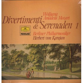 Mozart, Karajan LP Vinile Divertimenti E Serenaden 1 / Deutsche  – 2726031 Nuovo Mozart, Karajan LP Vinile Divertimenti E Serenaden 1 / Deutsche  – 2726031 Nuovo