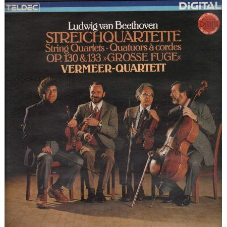 Beethoven, Vermeer Quartett LP Vinile Streichquartette Op. 130, 133  Grobe Fuge / 642982AZ Nuovo