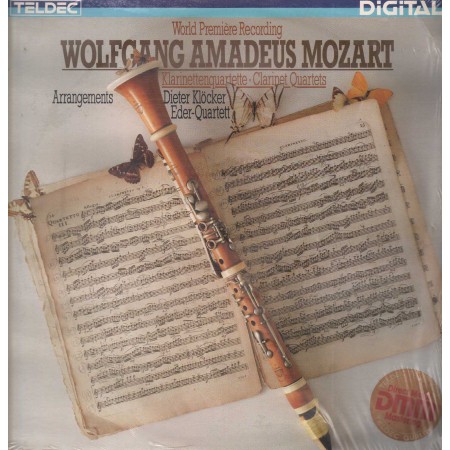 Mozart, Klocker LP Vinile Klarinettenquartette - Clarinet Quartets / TELDEC ‎– 643046AZ Nuovo
