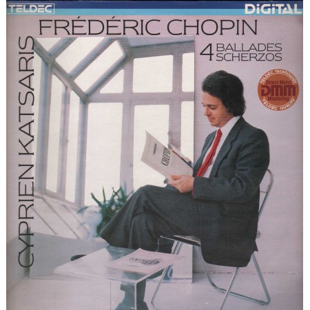 Chopin, Katsaris LP Vinile  4 Ballades / 4 Scherzos / TELDEC – 643053AZ Nuovo