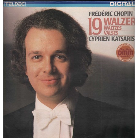 Chopin, Katsaris LP Vinile Chopin-Walzer / TELDEC ‎– 643056AZ Nuovo