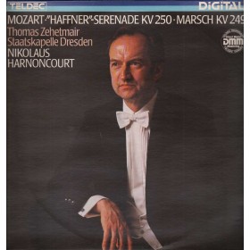 Mozart, Harnoncourt LP Vinile Haffner Serenade, KV 250,  Marsch, KV 249 / Teldec – 643062AZ Nuovo Mozart, Harnoncourt LP Vinile Haffner Serenade, KV 250,  Marsch, KV 249 / Teldec – 643062AZ Nuovo