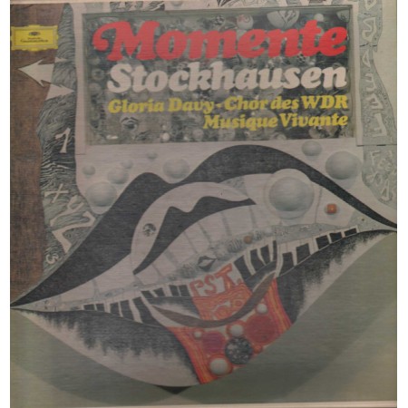 Stockhausen, Davy, Musique Vivante LP Vinile Momente / Deutsche – 2709055 Nuovo