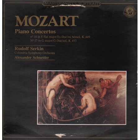 Serkin, Schneider LP Vinile Mozart Piano Concerto N. 14 In E Flat Major, N. 17 In G Major Nuovo