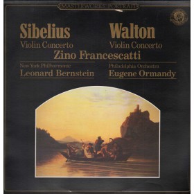 Walton, Sibelius, Francescatti LP Vinile Concertos For Violin E Orchestra / CBS60287 Nuovo Walton, Sibelius, Francescatti LP Vinile Concertos For Violin E Orchestra / CBS60287 Nuovo