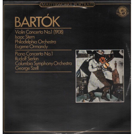 Béla Bartók LP Vinile Violin Concerto N.1 / Piano Concerto N.1 / CBS – MP39057 Nuovo