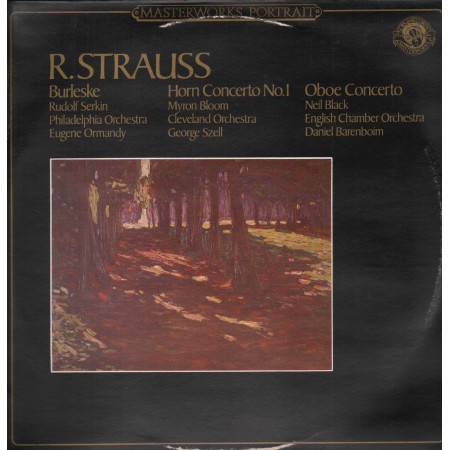 Strauss, Serkin LP Vinile Burleske, Horn Concerto No. 1,  Oboe Concerto / MP39056 Nuovo