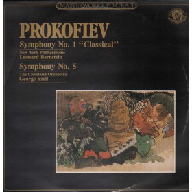 Prokofiev, Bernstein LP Vinile Symphony N.1 Classical / Symphony N. 5 / MP39755 Nuovo Prokofiev, Bernstein LP Vinile Symphony N.1 Classical / Symphony N. 5 / MP39755 Nuovo