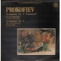 Prokofiev, Bernstein LP Vinile Symphony N.1 Classical / Symphony N. 5 / MP39755 Nuovo