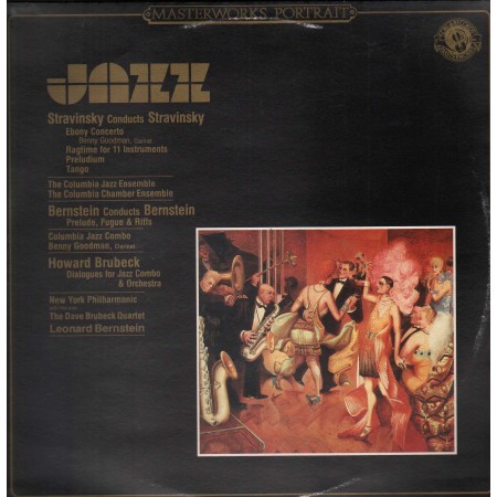 Stravinsky, Bernstein, Brubeck LP Vinile Jazz / CBS – MP39768 Nuovo