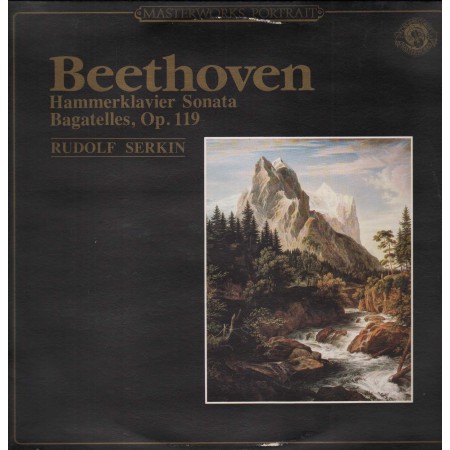 Beethoven, Serkin LP Vinile Hammerklavier Sonata / Bagatelles / CBS60293 Nuovo