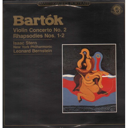 Bartók, Stern LP Vinile Violin Concerto No. 2, Rhapsodies Nos. 1, 2 / CBS60292 Nuovo
