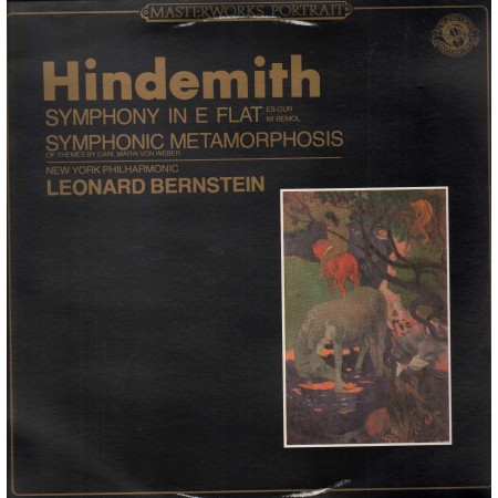 Hindemith, Bernstein LP Vinile Symphony In E Flat / Symphonic Metamorphosis / CBS60288