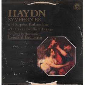 Haydn, Bernstein LP Vinile Symphonies No. 94 Surprise, L'Horloge / CBS60267 Nuovo