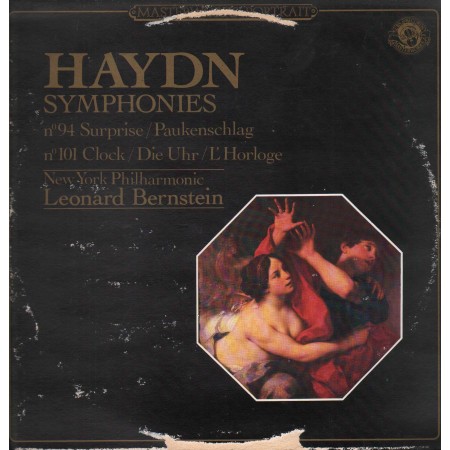 Haydn, Bernstein LP Vinile Symphonies No. 94 Surprise, L'Horloge / CBS60267 Nuovo