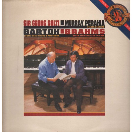 Perahia, Solti LP Vinile Sonata For 2 Pianos E Percussion / CBS ‎– M42625 Nuovo