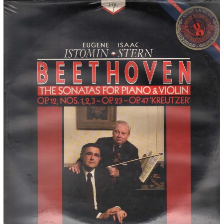 Ludwig van Beethoven LP Vinile The Sonatas For Piano E Violin, Vol.1 / I2M39680 Sigillato