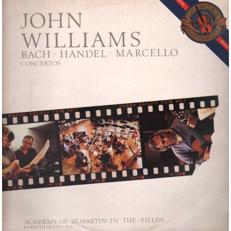 John Williams LP Vinile Bach. Handel. Marcello / CBS – IM39560 Nuovo