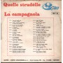 Coro Tucci Complesso Lagor Vinile 7" 45 giri Quelle Stradelle  / La Campagnola Nuovo