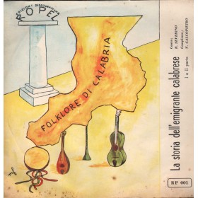Rocco Severino Vinile 7" 45 giri La Storia Dell'Emigrante Calabrese Pt. 1, 2 / RP001 Nuovo Rocco Severino Vinile 7" 45 giri La Storia Dell'Emigrante Calabrese Pt. 1, 2 / RP001 Nuovo