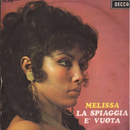 Melissa Vinile 7" 45 giri La Spiaggia È Vuota / Le Fragole / Decca – FI713 Nuovo