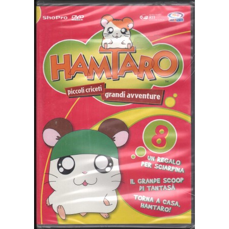 Hamtaro Vol. 8 DVD Osamu Nabeshima / Sigillato 8032442216437