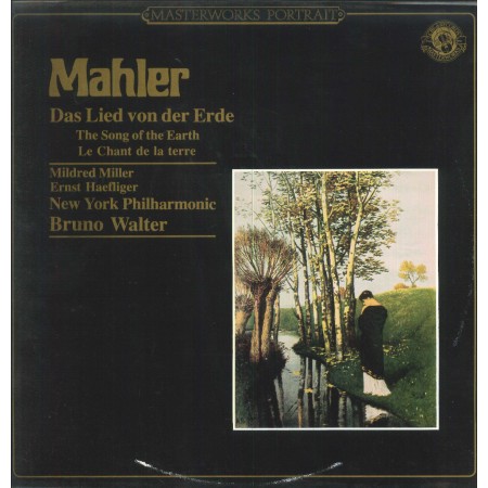 Mahler, Miller, Haefliger ‎LP Vinile Das Lied Von Der Erde / CBS – CBS60503 Nuovo