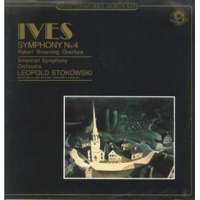 Ives, Stokowski LP Vinile Symphony No. 4 / Robert Browning Overture / CBS60502 Nuovo Ives, Stokowski LP Vinile Symphony No. 4 / Robert Browning Overture / CBS60502 Nuovo