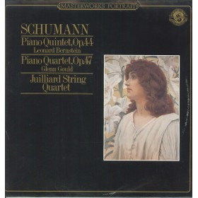 Schumann, Bernstein, Gould LP Vinile Quintet, Op. 44, Quartet, Op. 47 / CBS – MP39126 Nuovo Schumann, Bernstein, Gould LP Vinile Quintet, Op. 44, Quartet, Op. 47 / CBS – MP39126 Nuovo