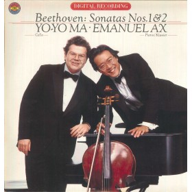 Beethoven, Ma, Ax LP Vinile Sonatas Nos. 1, 2 / CBS Masterworks – D37251 Nuovo Beethoven, Ma, Ax LP Vinile Sonatas Nos. 1, 2 / CBS Masterworks – D37251 Nuovo