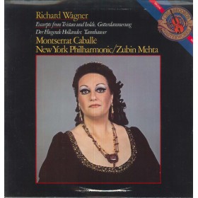 Wagner, Caballé, Mehta LP Vinile Excerpts From Tristan Und Isolde / D37294 Nuovo Wagner, Caballé, Mehta LP Vinile Excerpts From Tristan Und Isolde / D37294 Nuovo