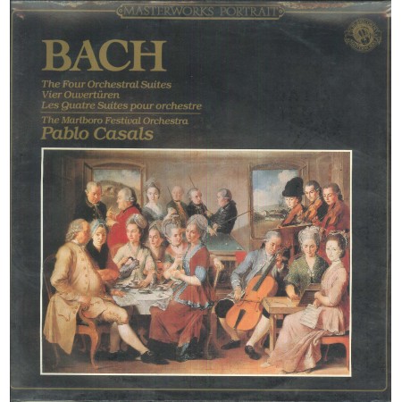 Bach, Casals LP Vinile Les Quatre Suites Pour Orchestre / CBS – M2P42468 Sigillato