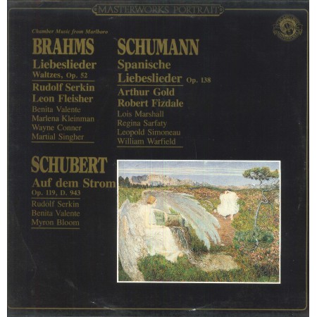 Brahms, Schubert, Schumann LP Vinile Chamber Music From Marlboro / CBS – MP39548 Nuovo