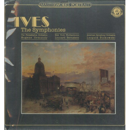 Ives, Ormandy, Bernstein LP Vinile The Symphonies / CBS – M3P39841 Sigillato
