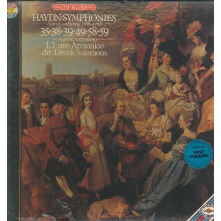 Haydn, L'Estro Armonico, Solomons LP Vinile Symphonies, Sturm Und Drang 1766 - 68 / D33786I