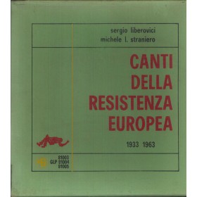 Sergio Liberovici, Michele L. Straniero LP Vinile Canti Della Resistenza Europea 1933, 1963 Sergio Liberovici, Michele L. Straniero LP Vinile Canti Della Resistenza Europea 1933, 1963