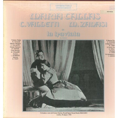 Callas, Valletti, Zanasi LP Vinile La Traviata / CLS ‎– AMDRL22808 Nuovo