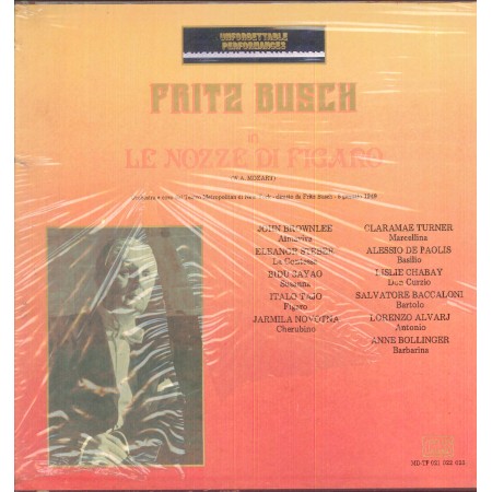 Fritz Busch ‎LP Vinile Le Nozze Di Figaro / CLS – MDTP021022023 Sigillato