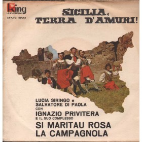 Ignazio Privitera Vinile 7" 45 giri Si Maritau Rosa / La Campagnola / AFKFC58012 Nuovo Ignazio Privitera Vinile 7" 45 giri Si Maritau Rosa / La Campagnola / AFKFC58012 Nuovo