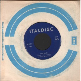 Mina, Mario D'Alba Vinile 7" 45 giri Due Note / Uno Spicchio Di Luna / MHD76 Nuovo Mina, Mario D'Alba Vinile 7" 45 giri Due Note / Uno Spicchio Di Luna / MHD76 Nuovo