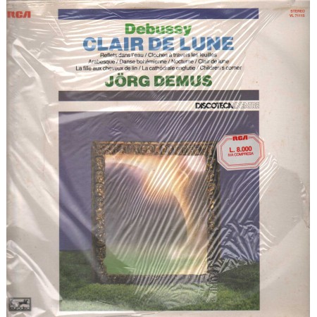 Debussy, Demus LP Vinile Clair De Lune / RCA – VL71115 Sigillato