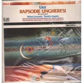 Franz Liszt LP Vinile Rapsodie Ungheresi N. 1-2-3-4-11-15 / RCA – VL71235 Sigillato Franz Liszt LP Vinile Rapsodie Ungheresi N. 1-2-3-4-11-15 / RCA – VL71235 Sigillato
