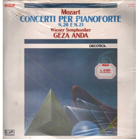 Mozart ‎LP Vinile Concerti Per Pianoforte N. 20 E 21 / RCA – VL71116 Sigillato