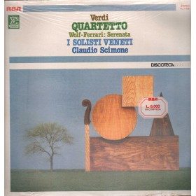 Verdi, Wolf-Ferrari LP Vinile Quartetto In Mi Minore / Serenata / RCA – VL71108 Sigillato Verdi, Wolf-Ferrari LP Vinile Quartetto In Mi Minore / Serenata / RCA – VL71108 Sigillato