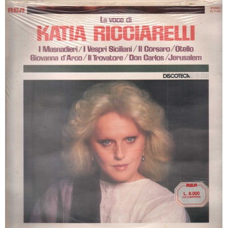 Katia Ricciarelli LP Vinile I Masnadieri, Otello, Il Trovatore / VL71101 Sigillato