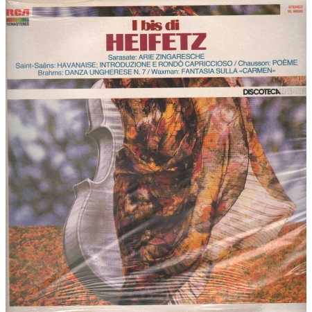 Jascha Heifetz LP Vinile I Bis Di Heifetz / RCA – VL90020 Sigillato